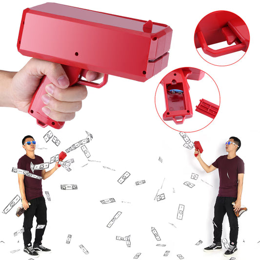 Money Gun Shooter Cash Spray Gun.